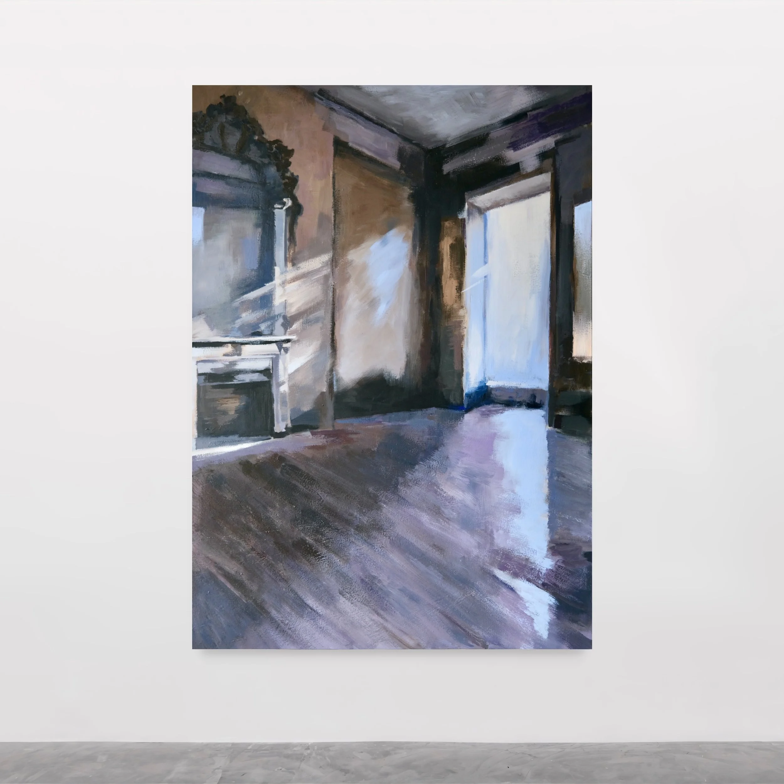 Das Versprechen (The Promise), 2022. Acrylic on canvas — 185 x 130 cm / 71 x 53 in © Carola Dewor