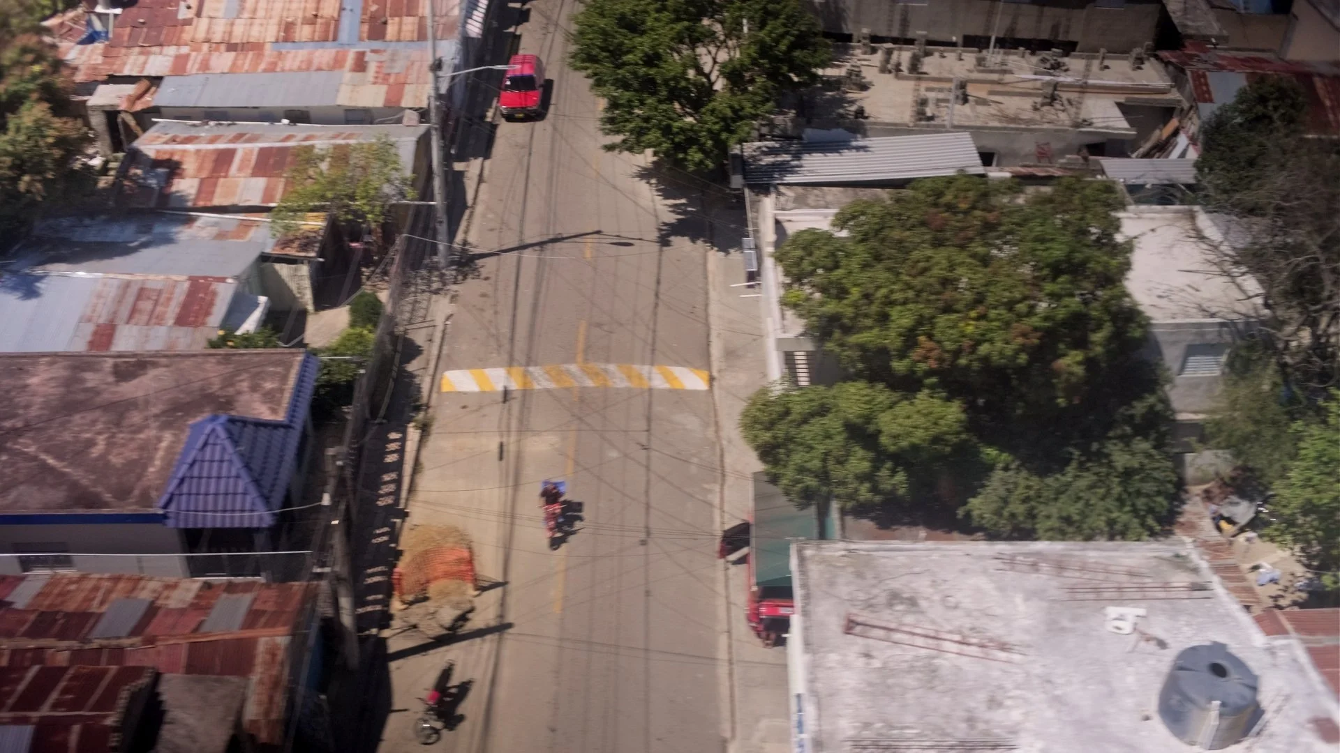 Aerial view of a Dominican neighborhood featured in My Grandfather Is Not In This Story.