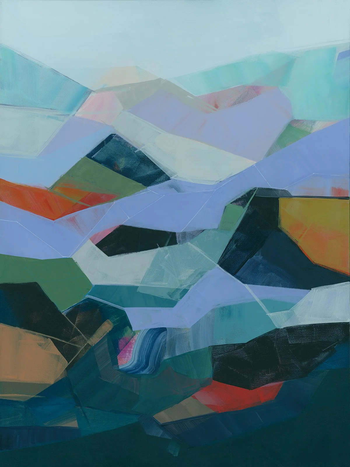 18x24 | Distant Rise II