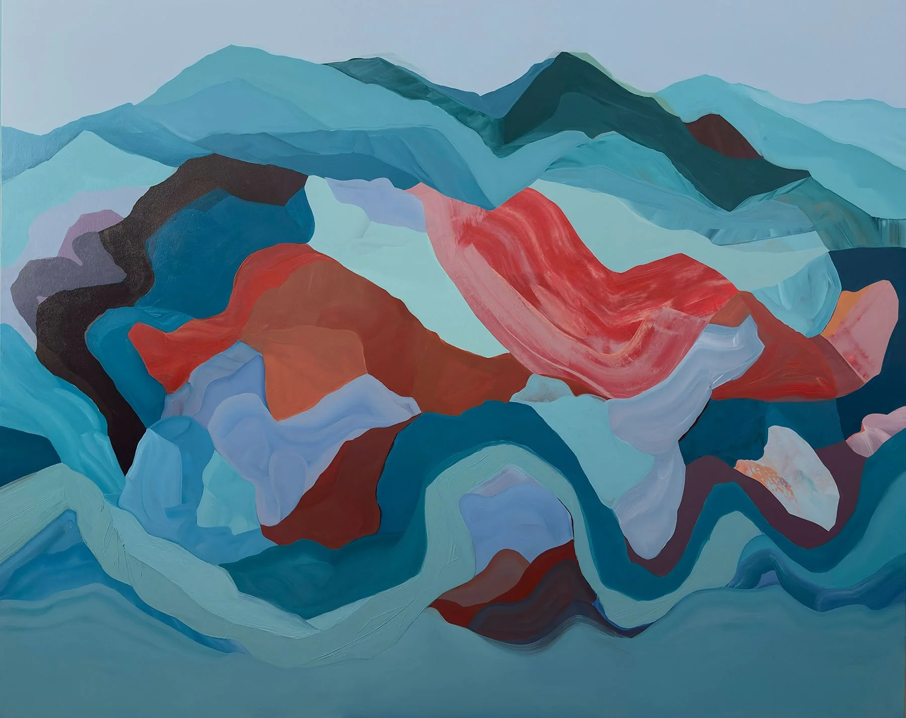 48x60 | Ember Fold