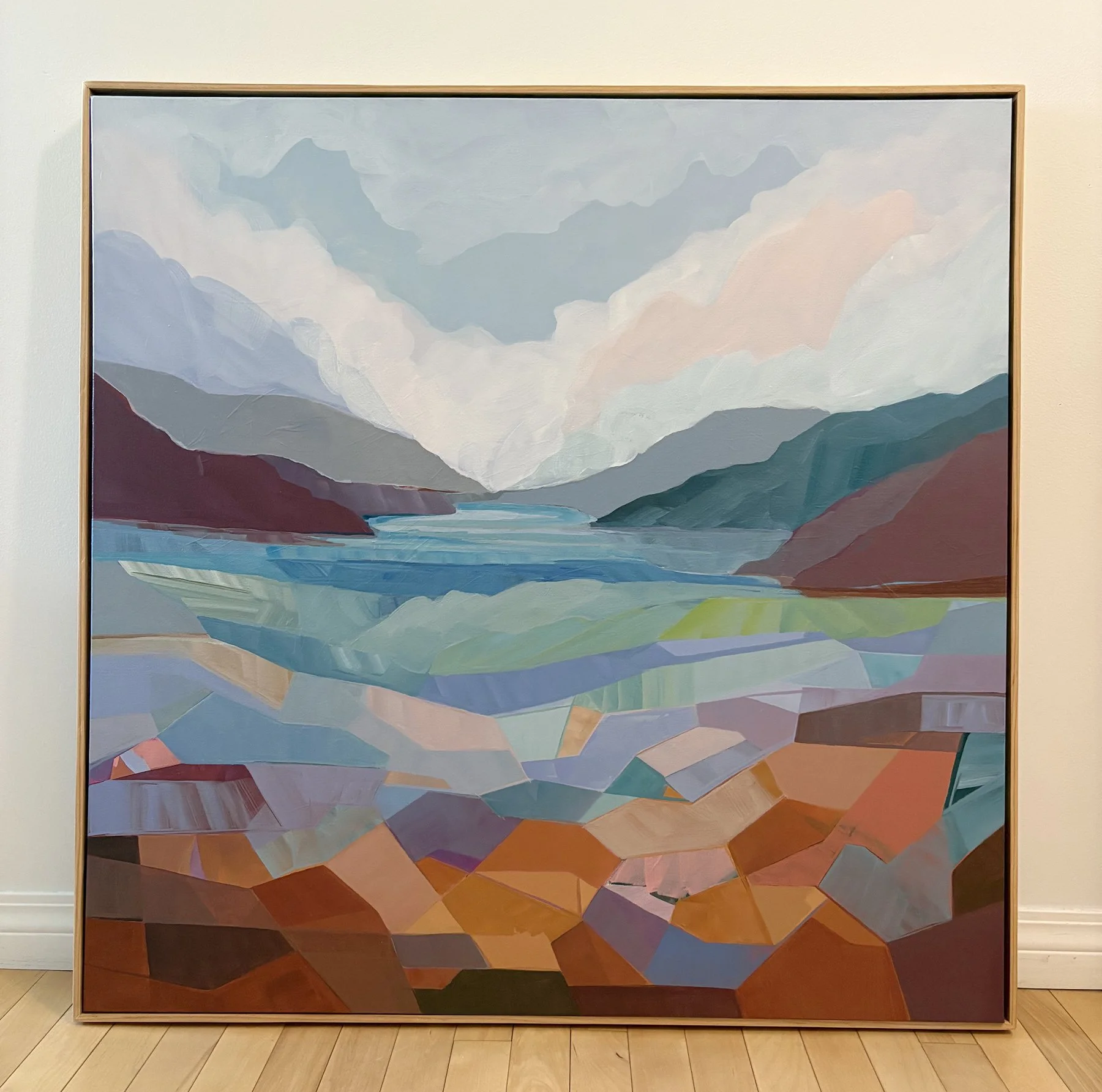 Middle ground / 36x36 in / 1,950 CAD ( Framed, Incl. GST )