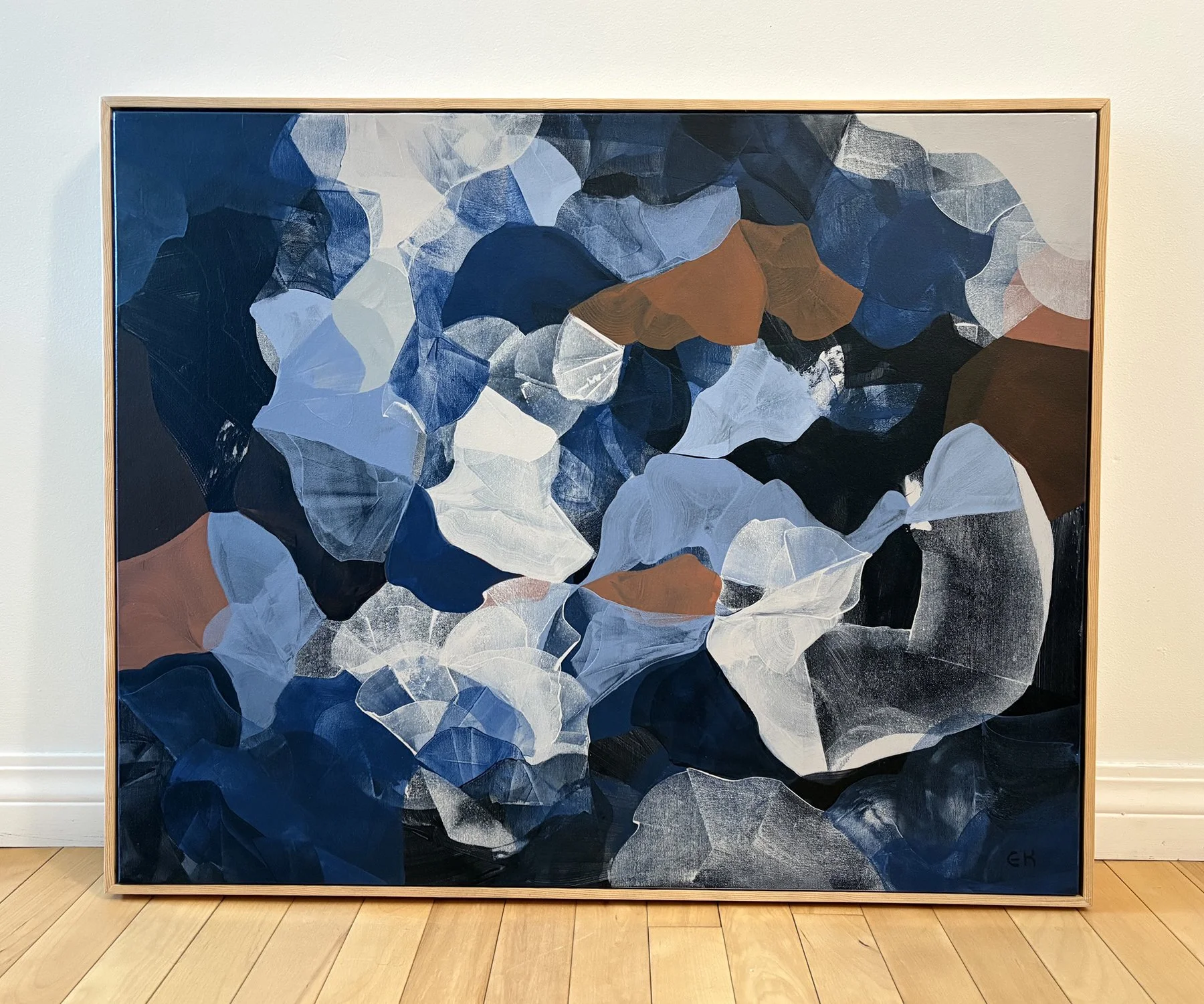 Cloudbreak II / 24x30 in / 1,150 CAD ( Framed, Incl. GST )