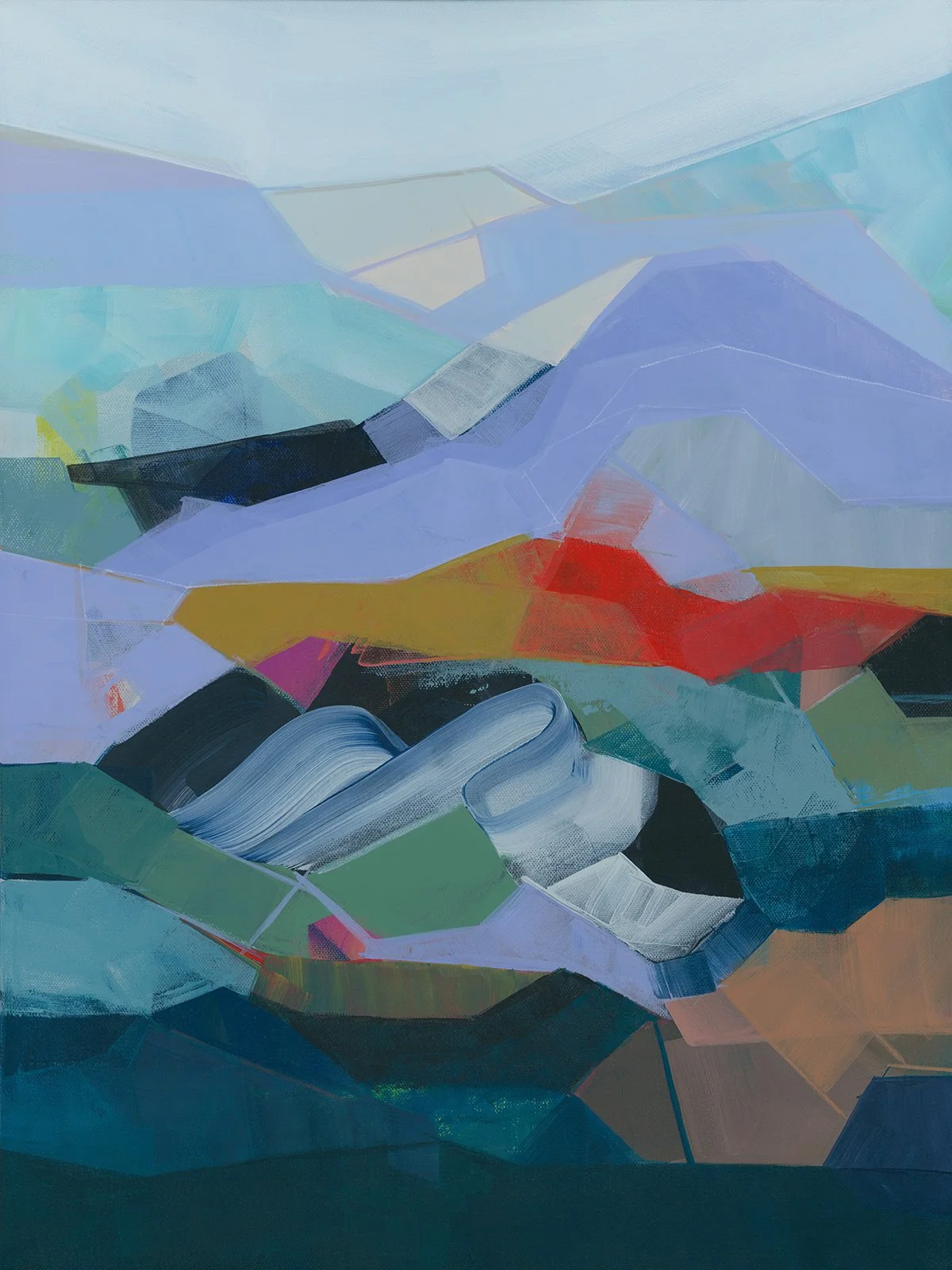 18x24 | Distant Rise I