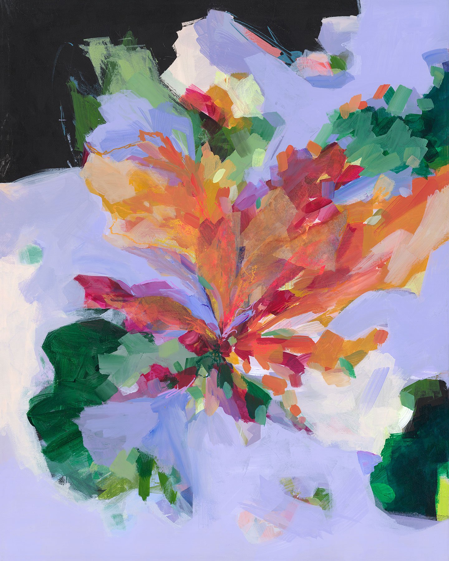 24x30 | Burst into Bloom
