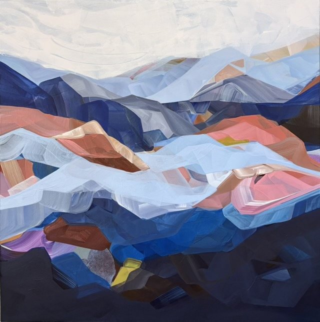 24 x 24 | Beyond the blue | Sold