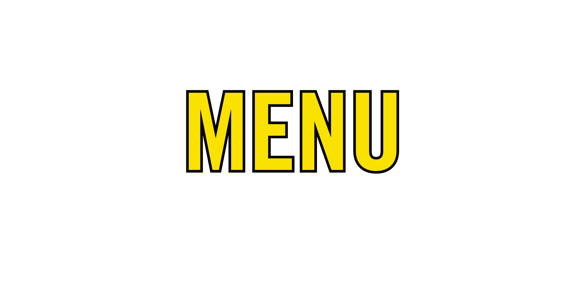 Black background with yellow text reading 'Restaurant Menu'.