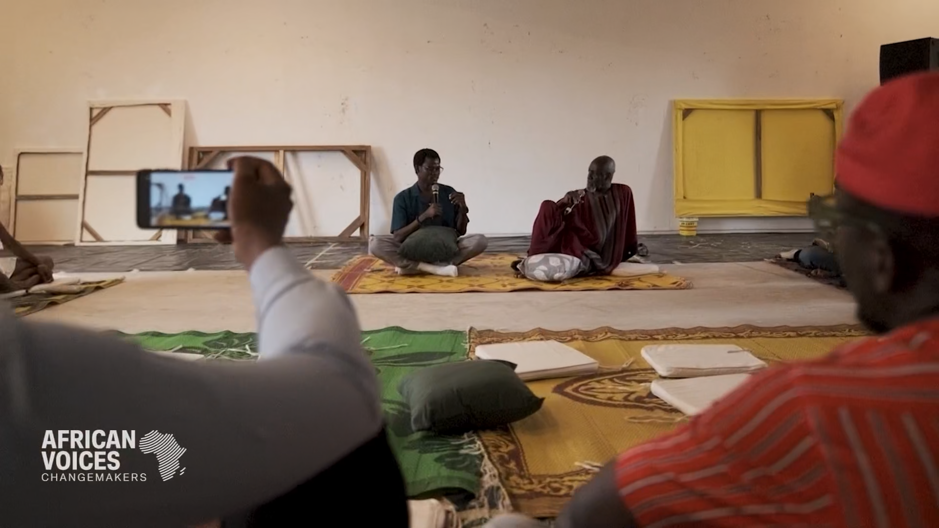 documentary production team in Barcelona and West Africa