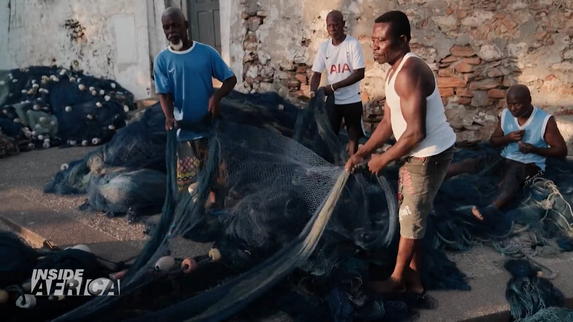 documentary production team in Barcelona and West Africa