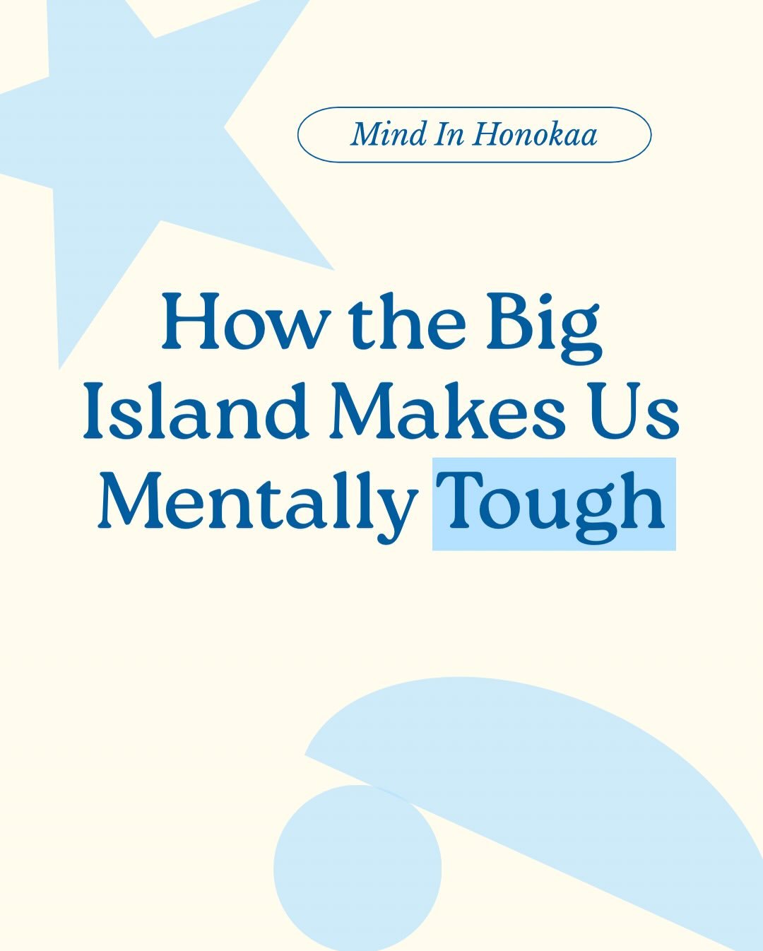 Living in a rural community, you&rsquo;ve definitely dealt with things others haven&rsquo;t. But did you know that helps you build rural resilience?

#Mentalhealth #hawaii #ruralresilience #collectiveefficacy #educatingaboutmentalhealth