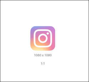Instagram-Logo in der Mitte eines weißen Hintergrunds
