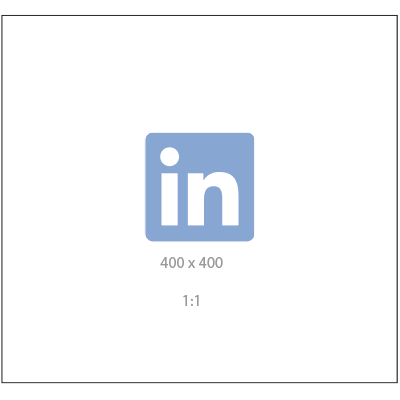 LinkedIn Logo auf einem weißen Hintergrund