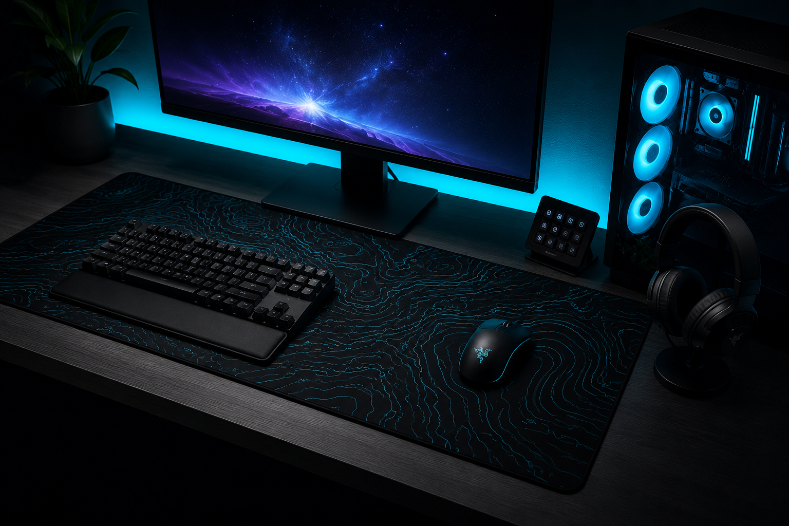custom print-on-demand gaming desk mats & mouse pads