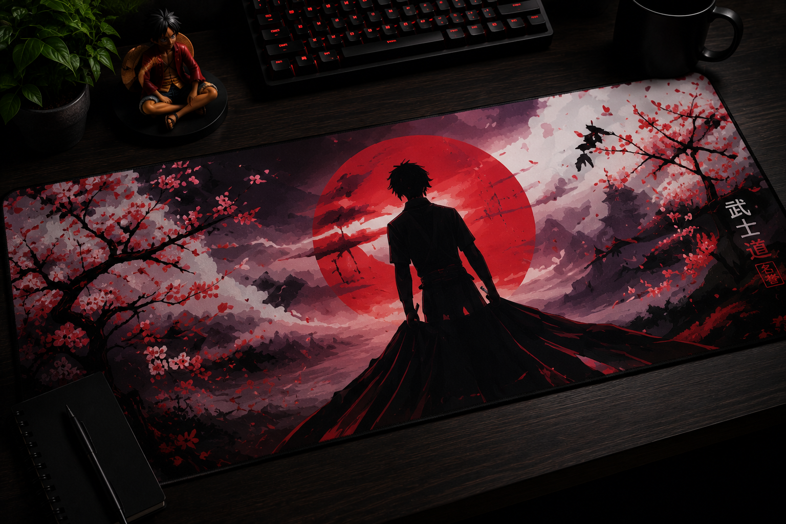 Premium anime gaming desk mats with ultra HD printing