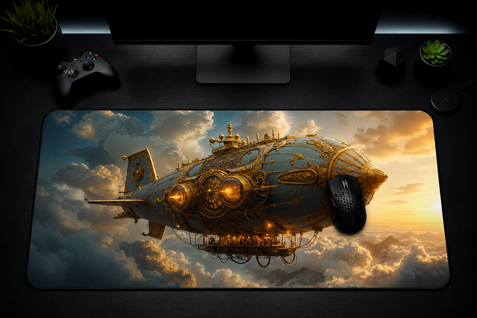 Aether Cruiser Desk Mat | Premium Gaming & Workspace Desk Mat
