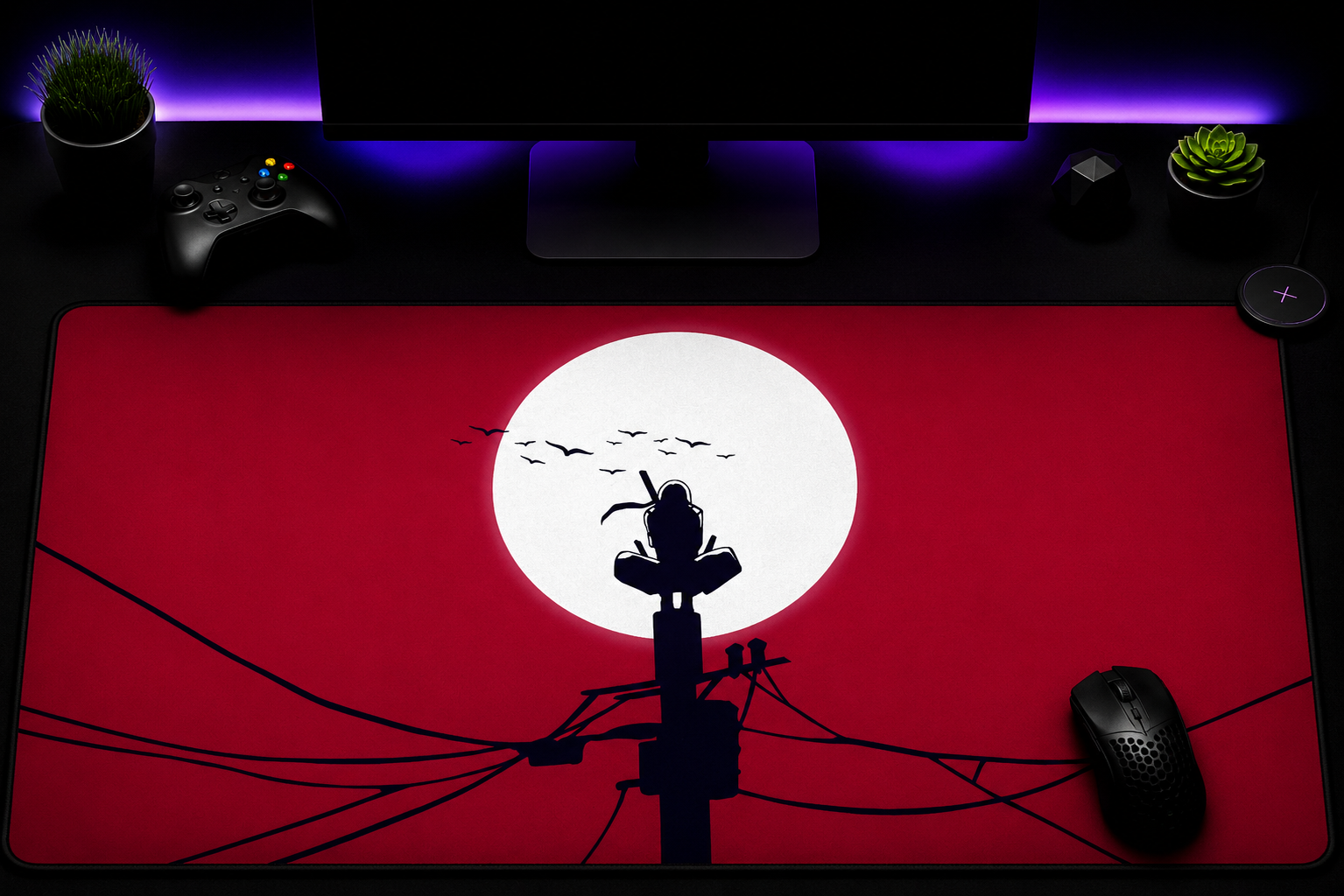 Shadow Shinobi Desk Mat | Premium Gaming & Workspace Desk Mat