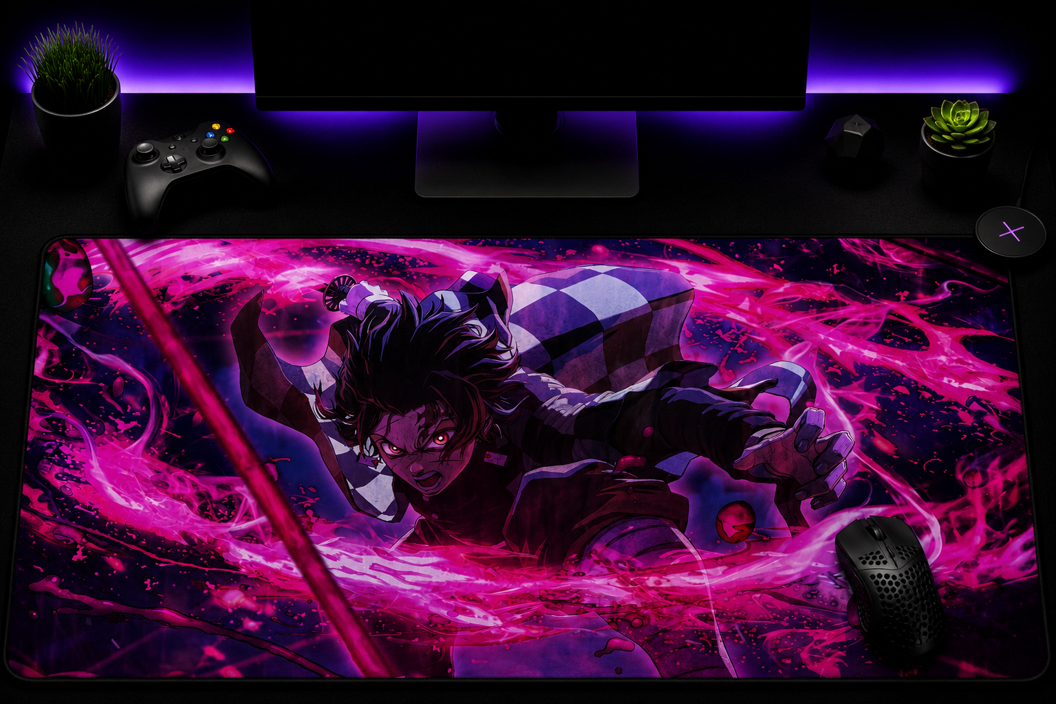 Demon Slayer Desk Mat | Premium Gaming & Workspace Desk Mat