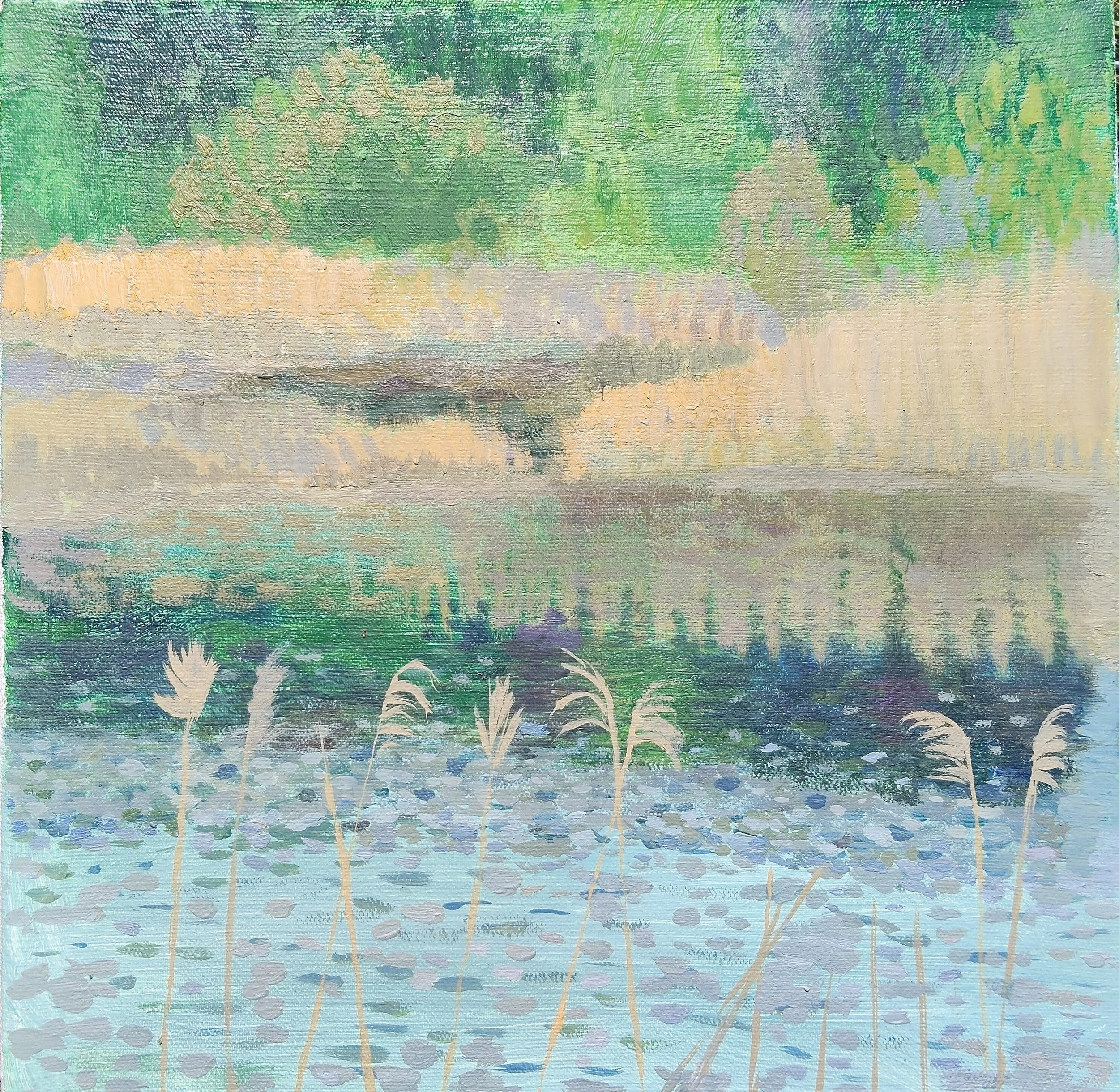 Quiet water reflections