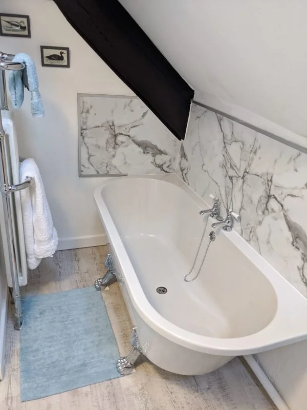 Bath at Fro Awel Holiday Cottage Wales