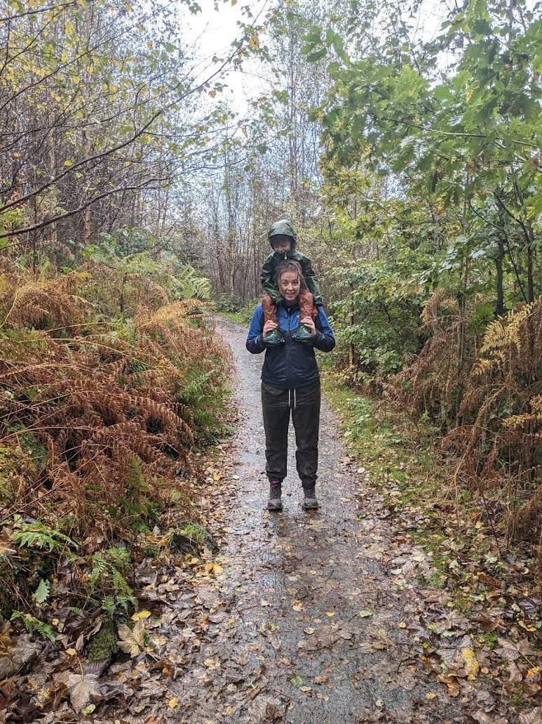 rainy day on the precipice walk