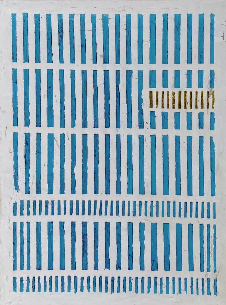 Dawn.
Mixed media on canvas.
120cm x 90cm.
2025