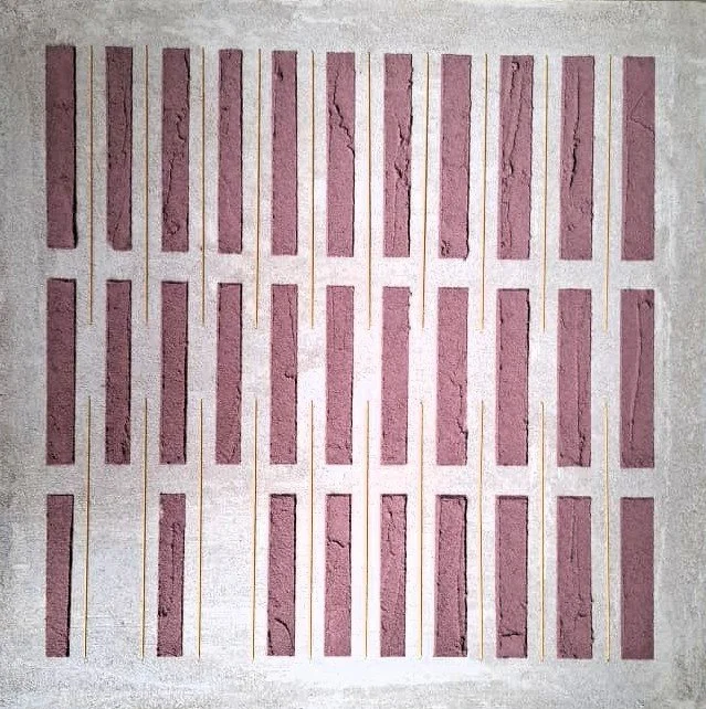 Missing link.
Mixed media on canvas.
60cm x 60cm.
2026
