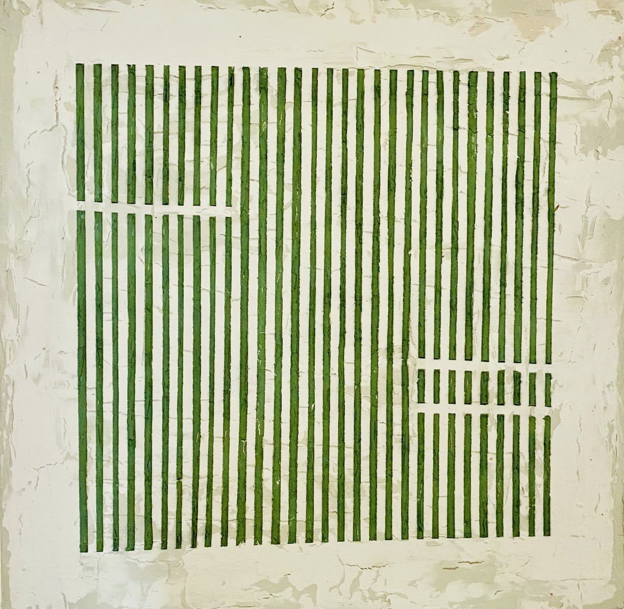 The other side.
Mixed media on canvas.
90cm x 90cm.
2026
