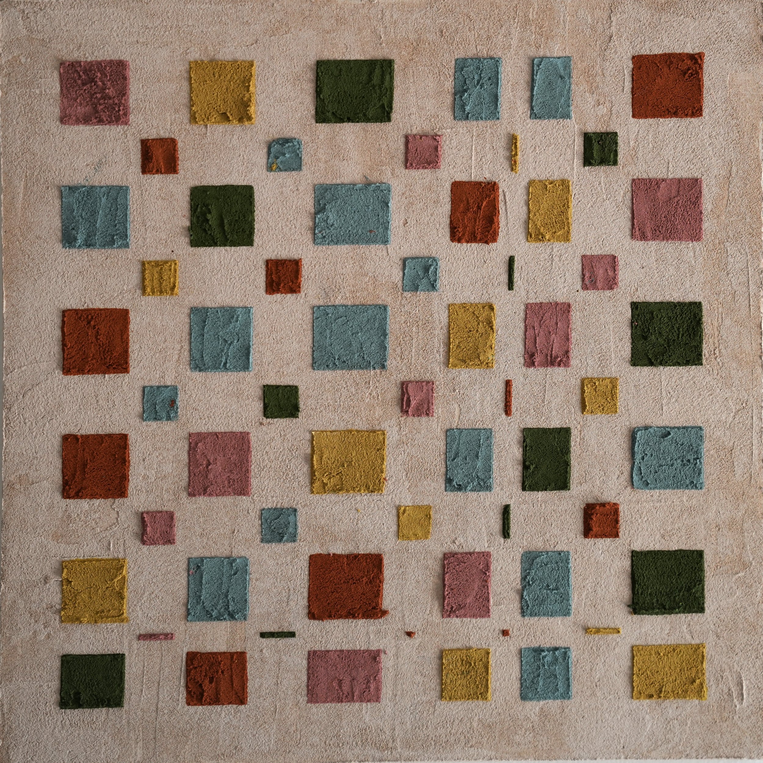 Pawn.
Mixed media on canvas.
60cm X 60cm.
2026