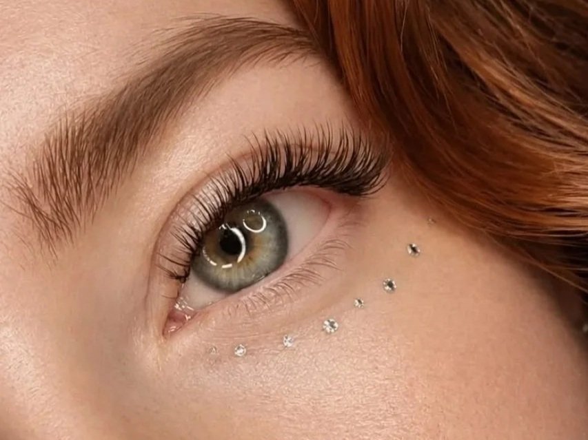 Natural classic eyelash extensions created by Olga Fleming