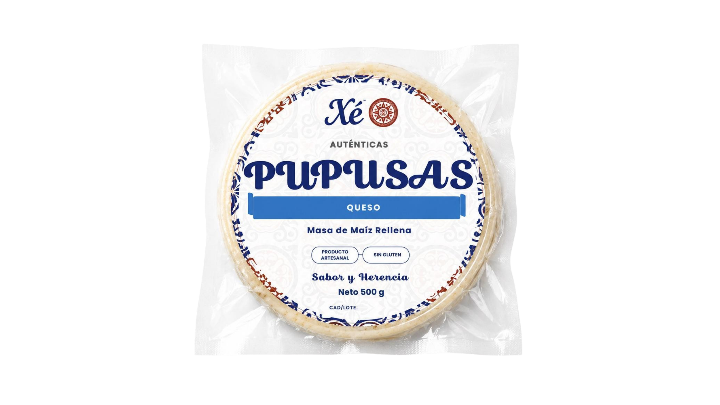 Pupusas de queso 500g
