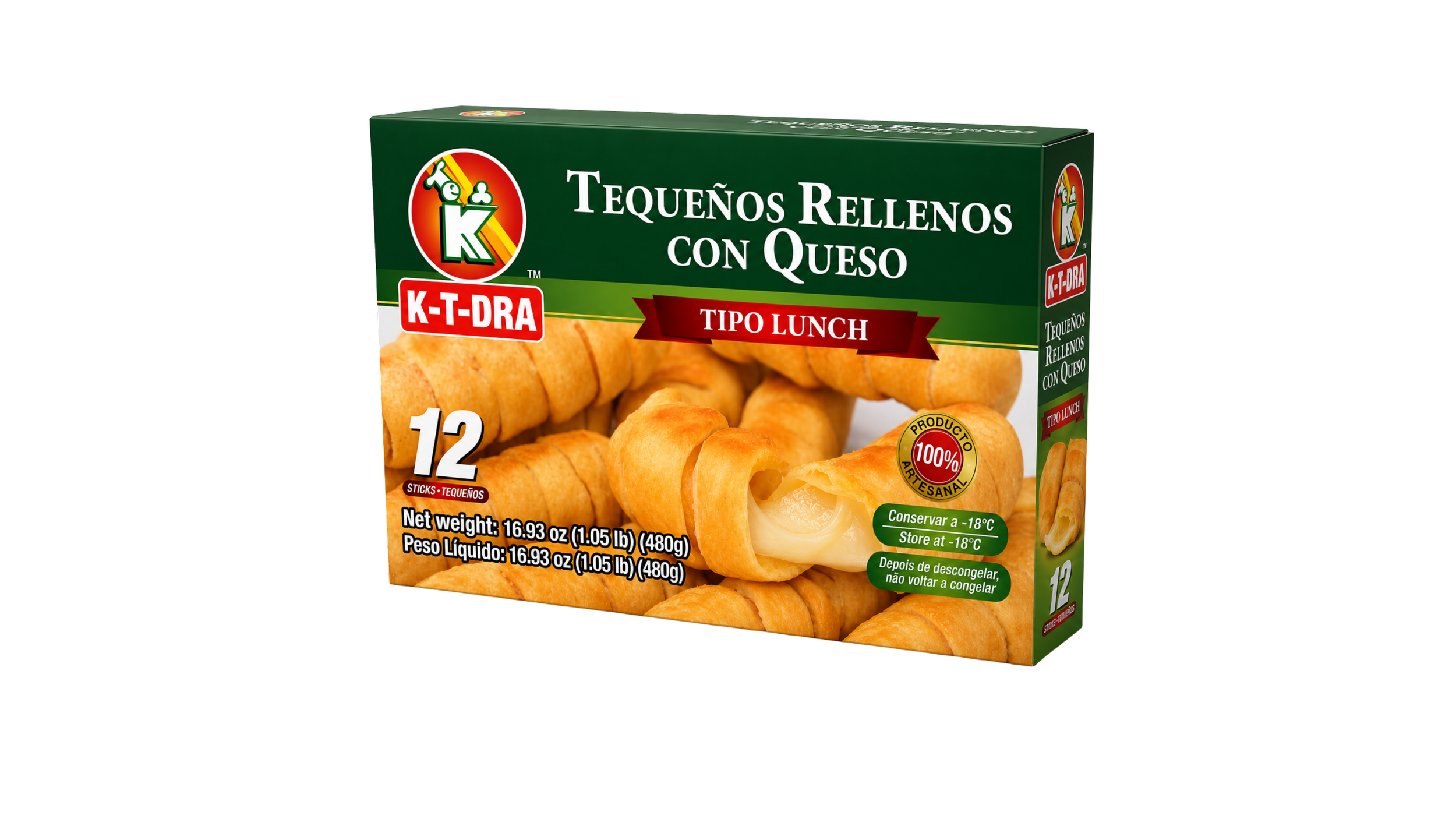 Tequeños K-T-DRA 40g (12 unidades)
