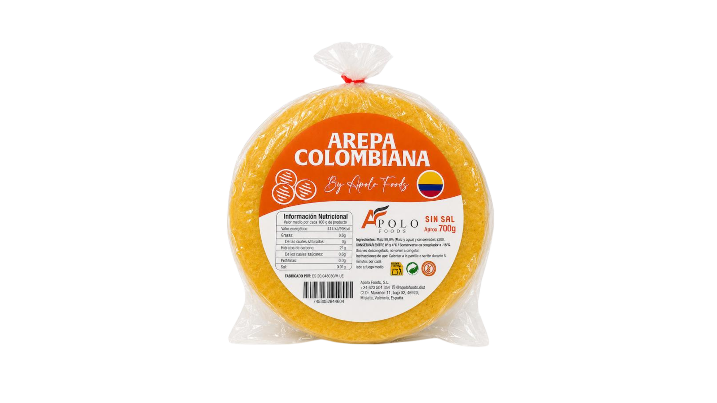 Arepas colombianas – Maíz amarillo 700gr