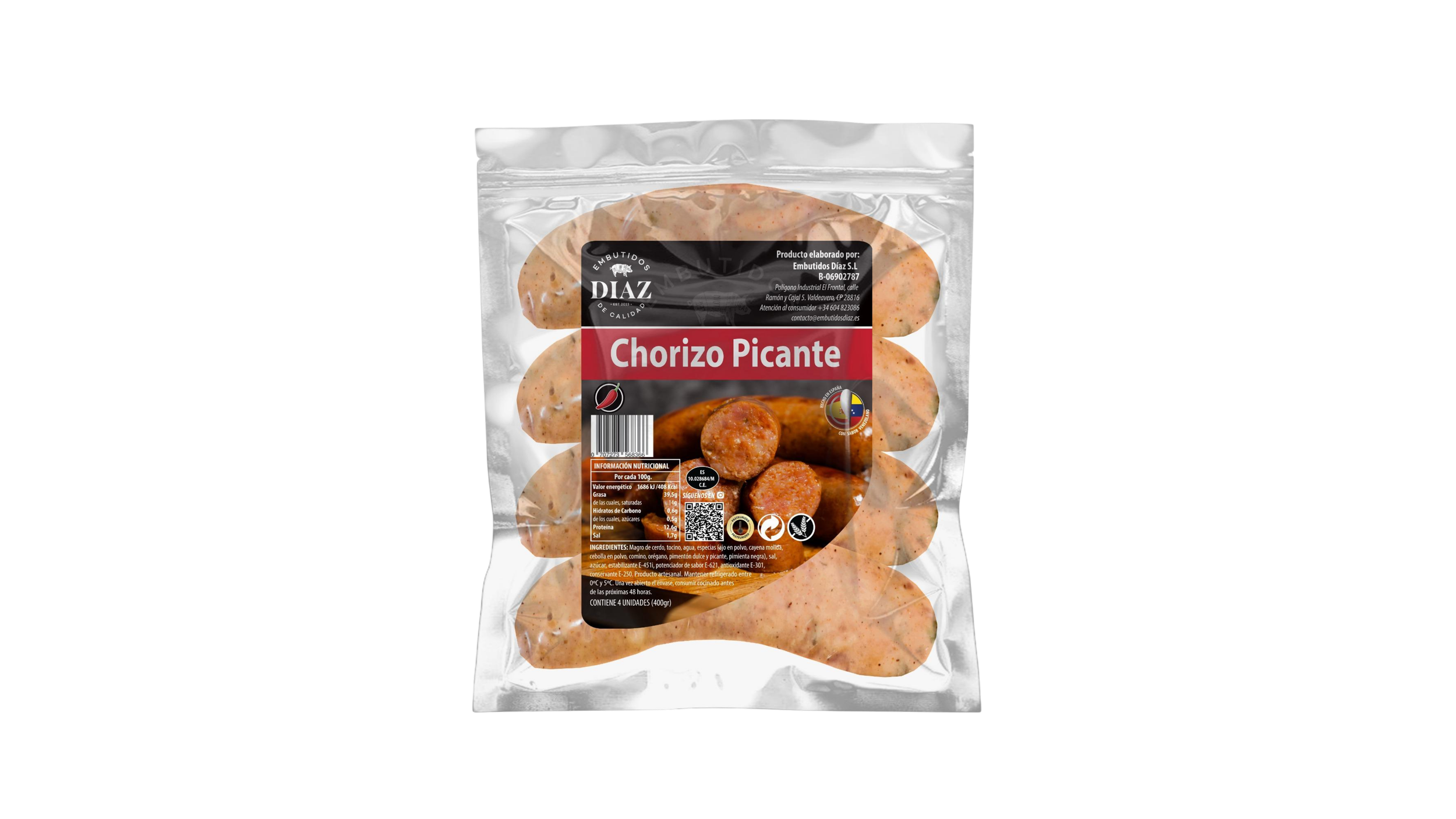 Chorizo picante 400g