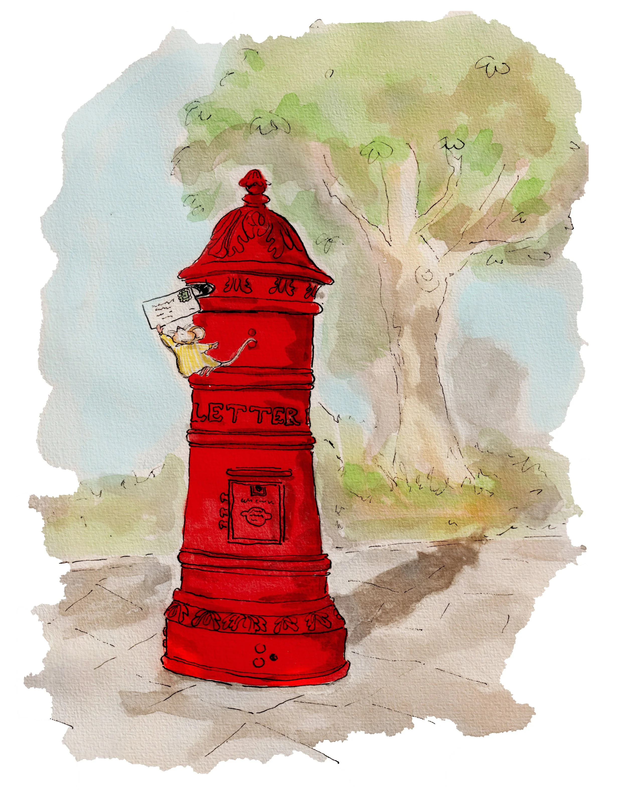 Kate Jones_Busselton letter mouse_2025_Ink and watercolour copy.jpg