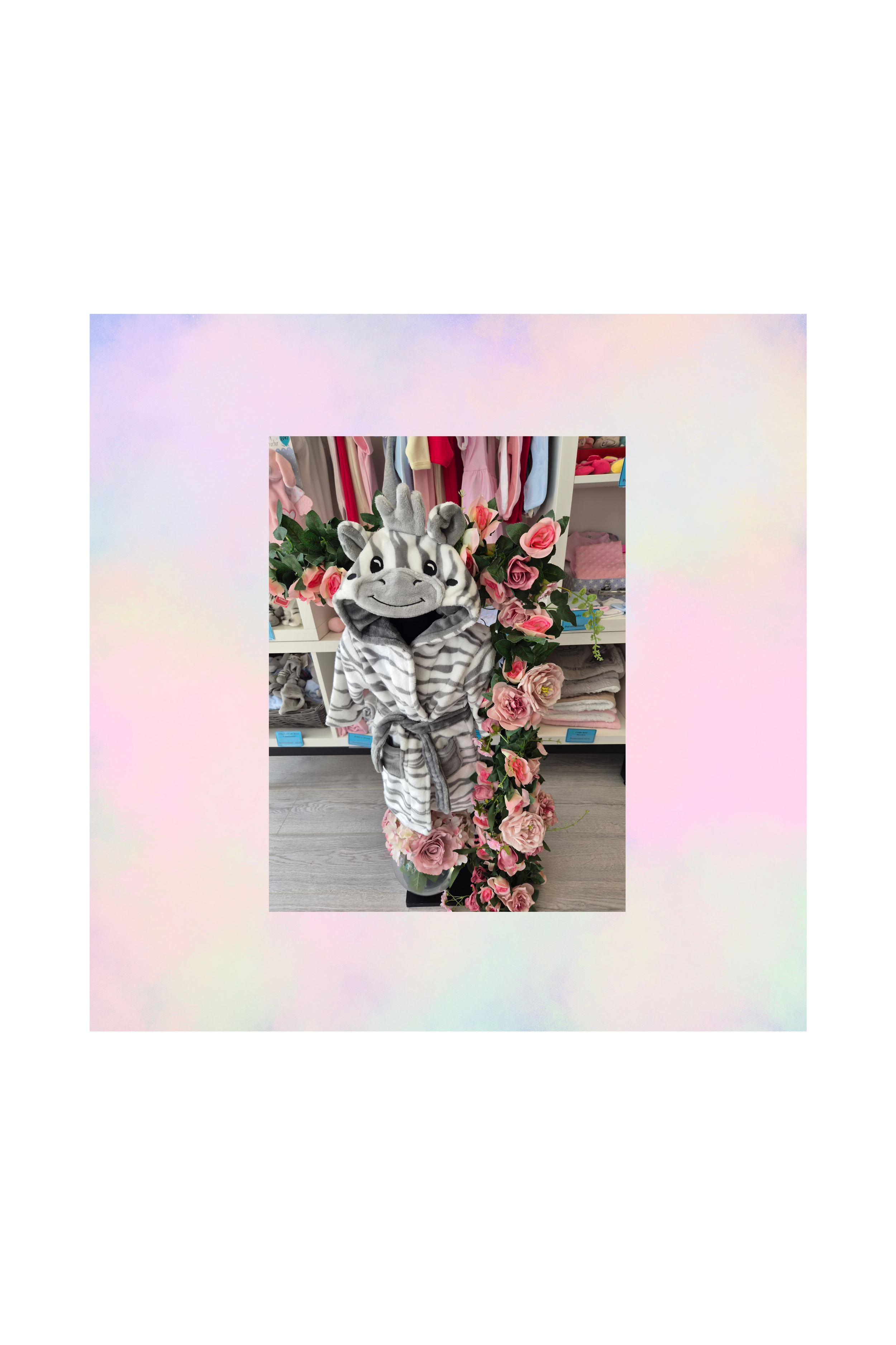 Baby Zebra Robe