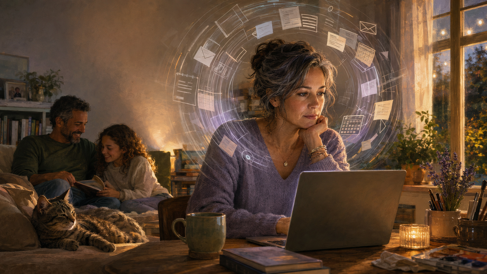 You logged off. Why does it still feel like you are working?