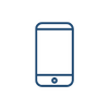 Outline of a smartphone