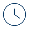 Clock showing 3:00.