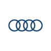 Audi logo with four interlinked rings