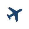 Silhouette of an airplane