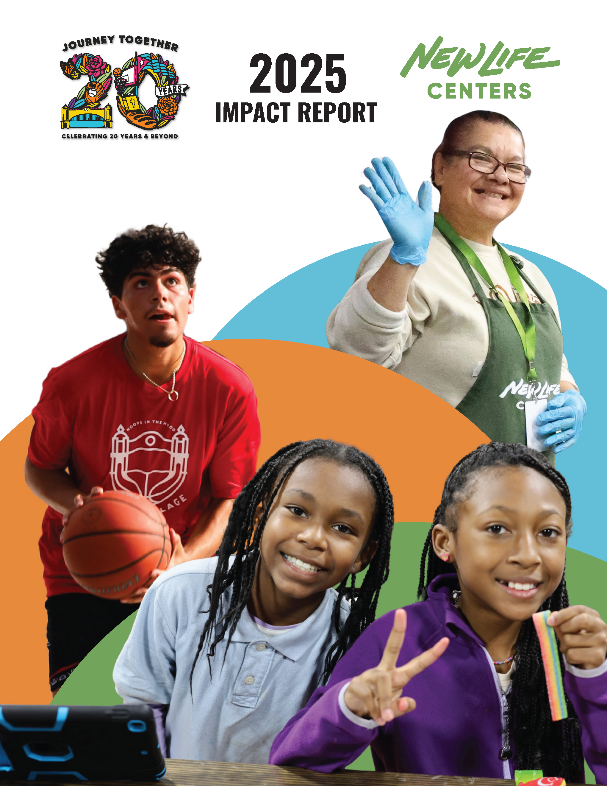Cover of New Life Centers' 2025 Impact Report