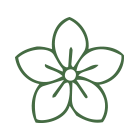 Natural wellbeing and relaxation icon