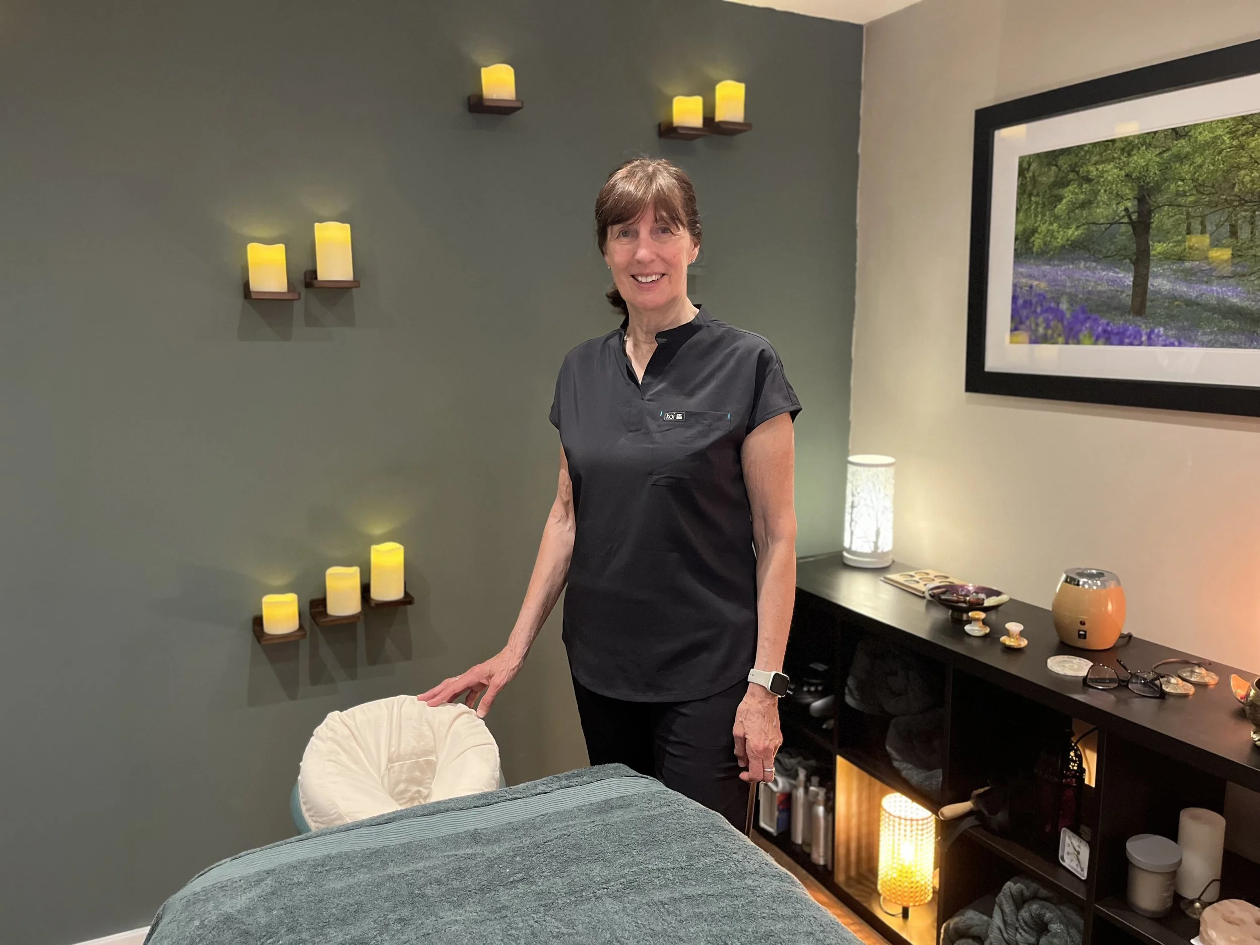 Treatment space at The Therapy Tree holistic therapy studio
