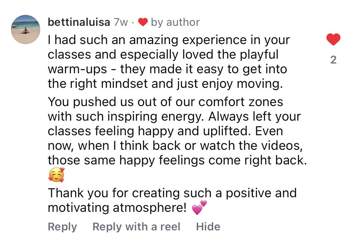 Bettina, Review on Pole Dance with Molly Pretzel