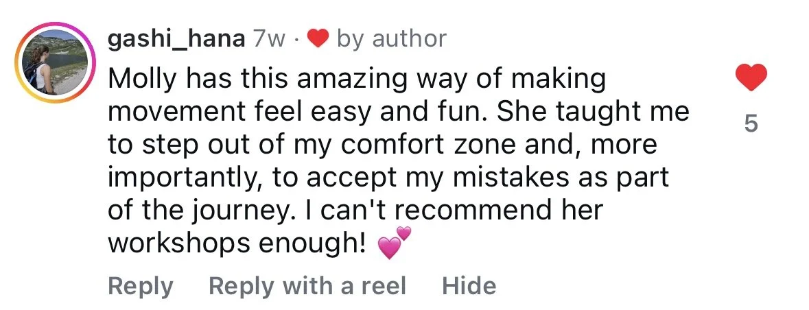 Review on Pole Dance teaching by Molly Pretzel