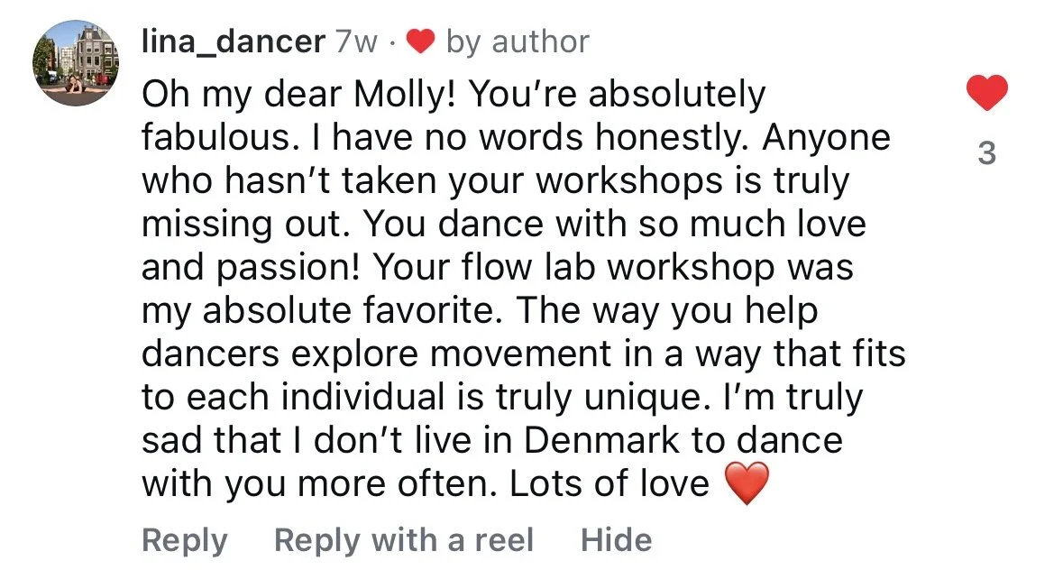Lina, Review on Pole Dance with Molly Pretzel