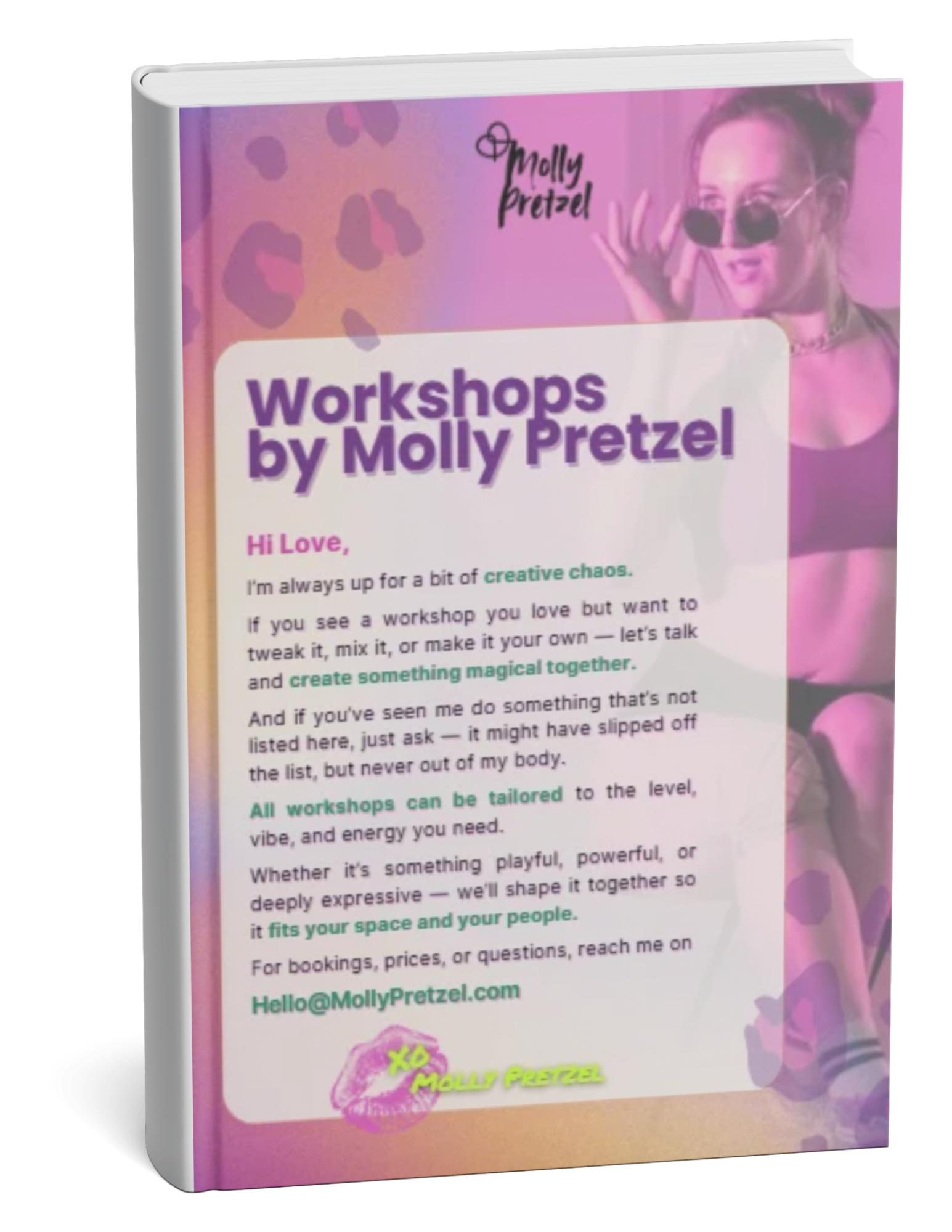 Workshop Menu Molly Pretzel Pole Dance