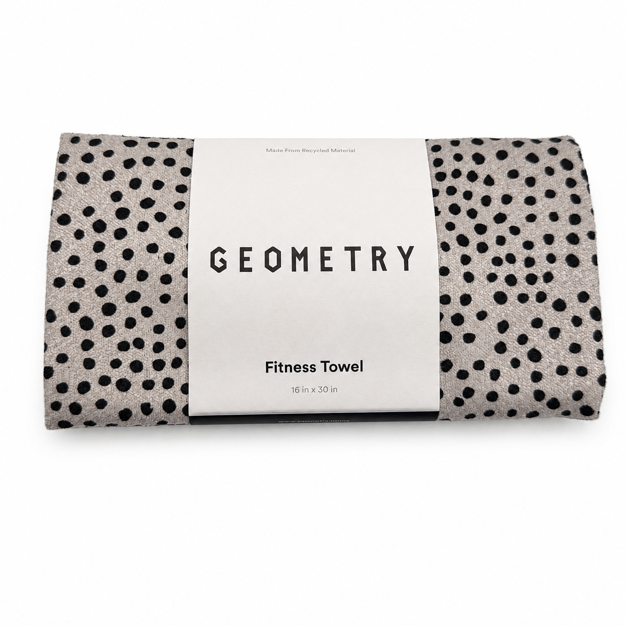 Geometry fitness towel included in Rest and Reset Gift Set