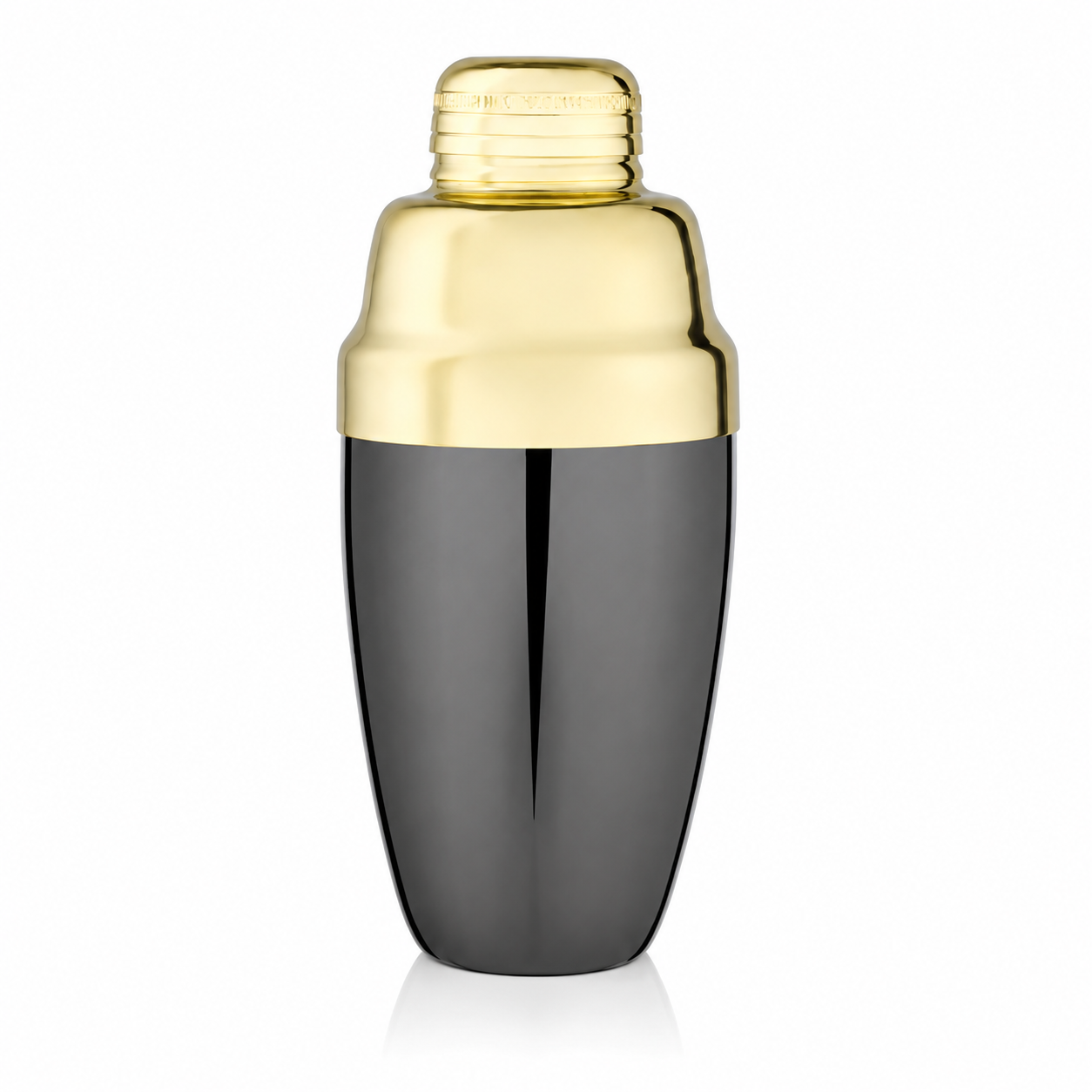 Viski two-toned Heavyweight cocktail shaker, stainless steel with bar strainer