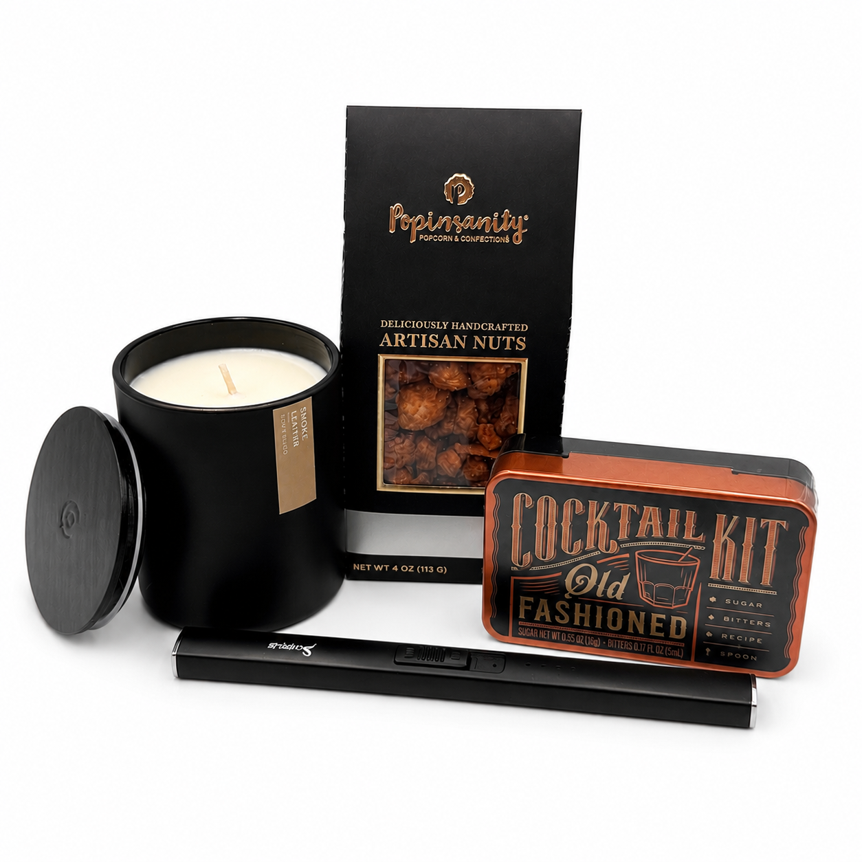 The Mini Whiskey Lovers Gift Box - Product Contents Displayed