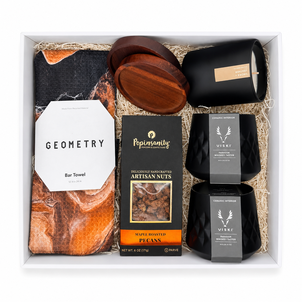 Viski, geometry, popcorn, tasting, cocktails, unwind, father's day
